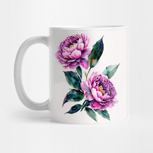 Light Pink Peonies Mug